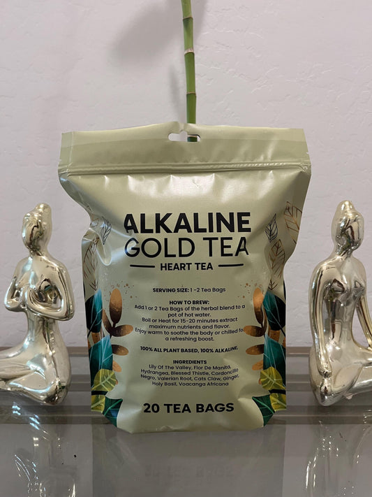 Plant Derived Liquid Gold Purest Form! Digestible Ormus Colloidal Monatomic Gold Heart Tea | 100% Organic Vegan Herbal Alkaline Gold