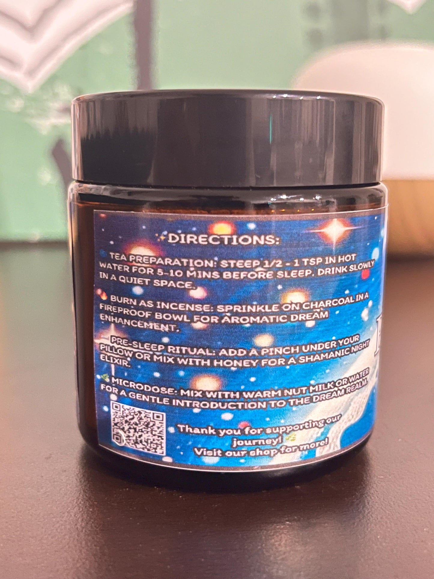 Premium Lucid Dream Tea | Magic Pre-Ground Organic Herbal Blend | Relaxation, Astral Projection + Psychic Visions | Dream Recall 3rd Eye