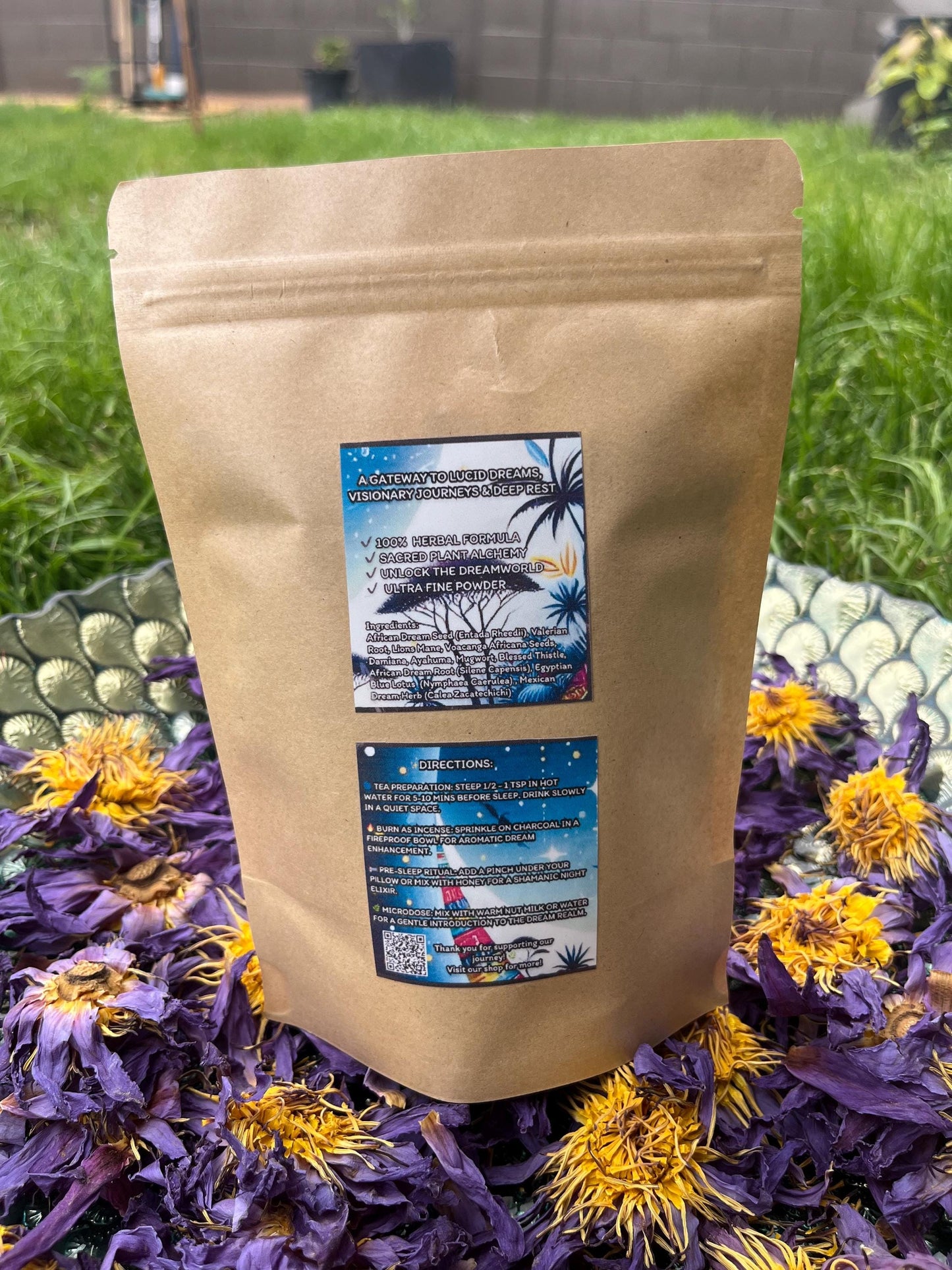 Astral Projection Tea | Magick Ancient Herb Mix For Lucid Dreaming Shamanic Master Herbs + Psychic Power | Dream Recall 3rd Eye Boost