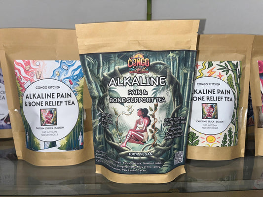 Pain & Bone Support Tea Renaquilla Bamboo Shavegrass | 100% Natural Herbal Calcium Salicin + Silica | Caffeine Free Plant Coffee Alkaline