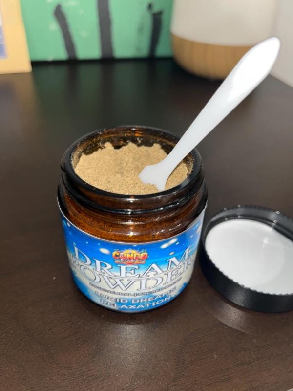 Lucid Dream Tea Powder | Magick Ancient Herb Mix For Lucid Dreaming, Astral Projection + Psychic Power | Dream Recall 3rd Eye Booster