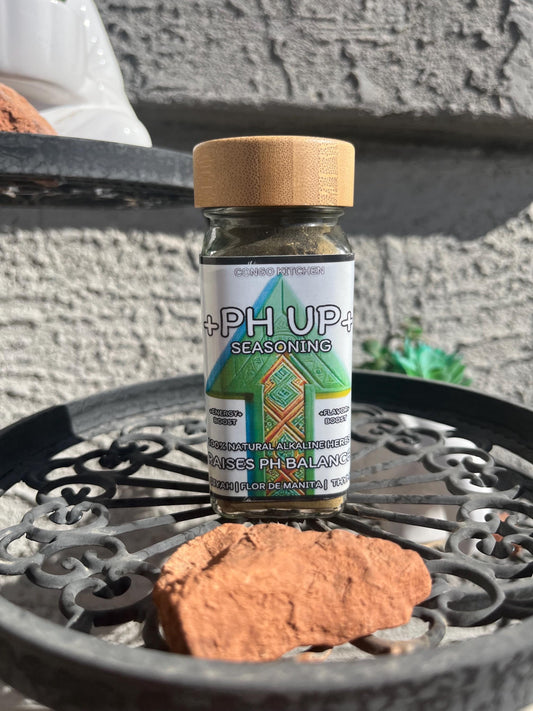 PH Up Seasoning | Alkaline Herbal Blend | Natural Flavor Booster with Flor de Manita & Seh Haw