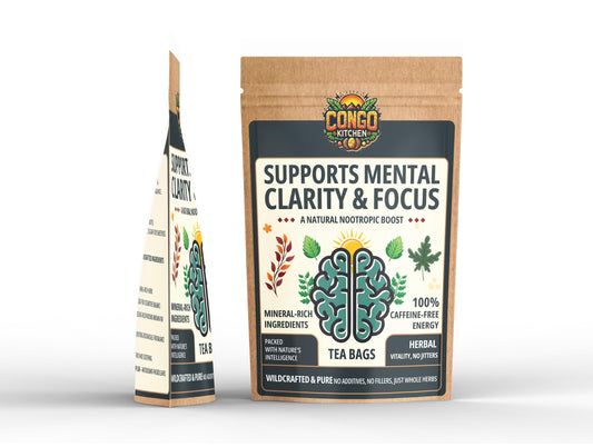 Alkaline Copper Brain Juice 100% Vegan Herbal Nootropic Tea Additive and Chemical-Free | Raise PH | Carbon + Oxygen | Brain & Nerves