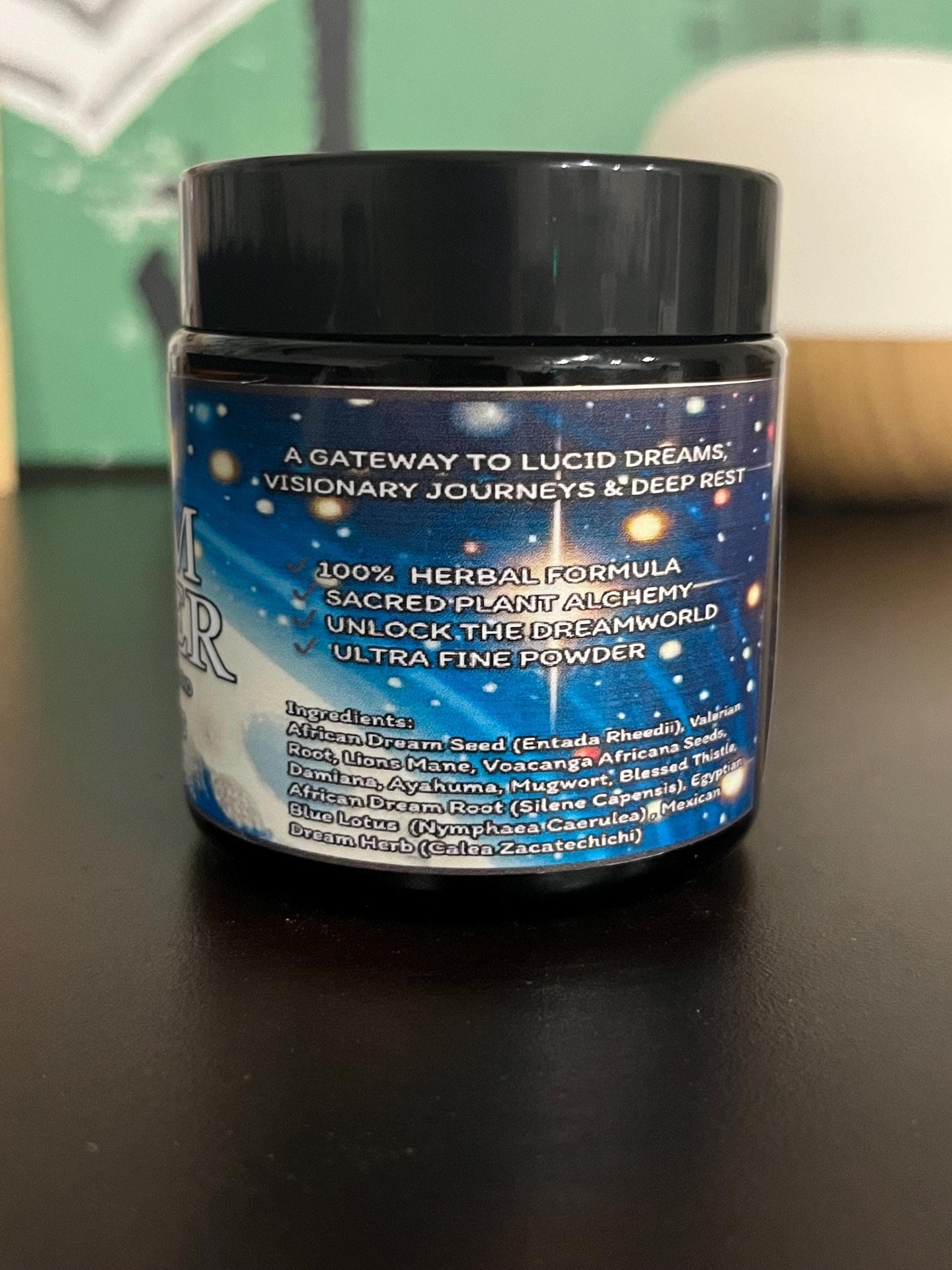 Premium Lucid Dream Tea | Magic Pre-Ground Organic Herbal Blend | Relaxation, Astral Projection + Psychic Visions | Dream Recall 3rd Eye