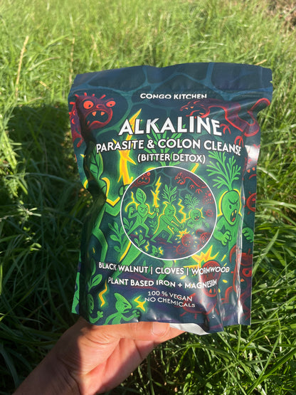 Parasite Pills Bitter Detox | Clove, Cascara Sagrada, Prodigiosa, Wormwood, Black Walnut | Gut Liver & Colon | Iron + Magnesium | Alkaline