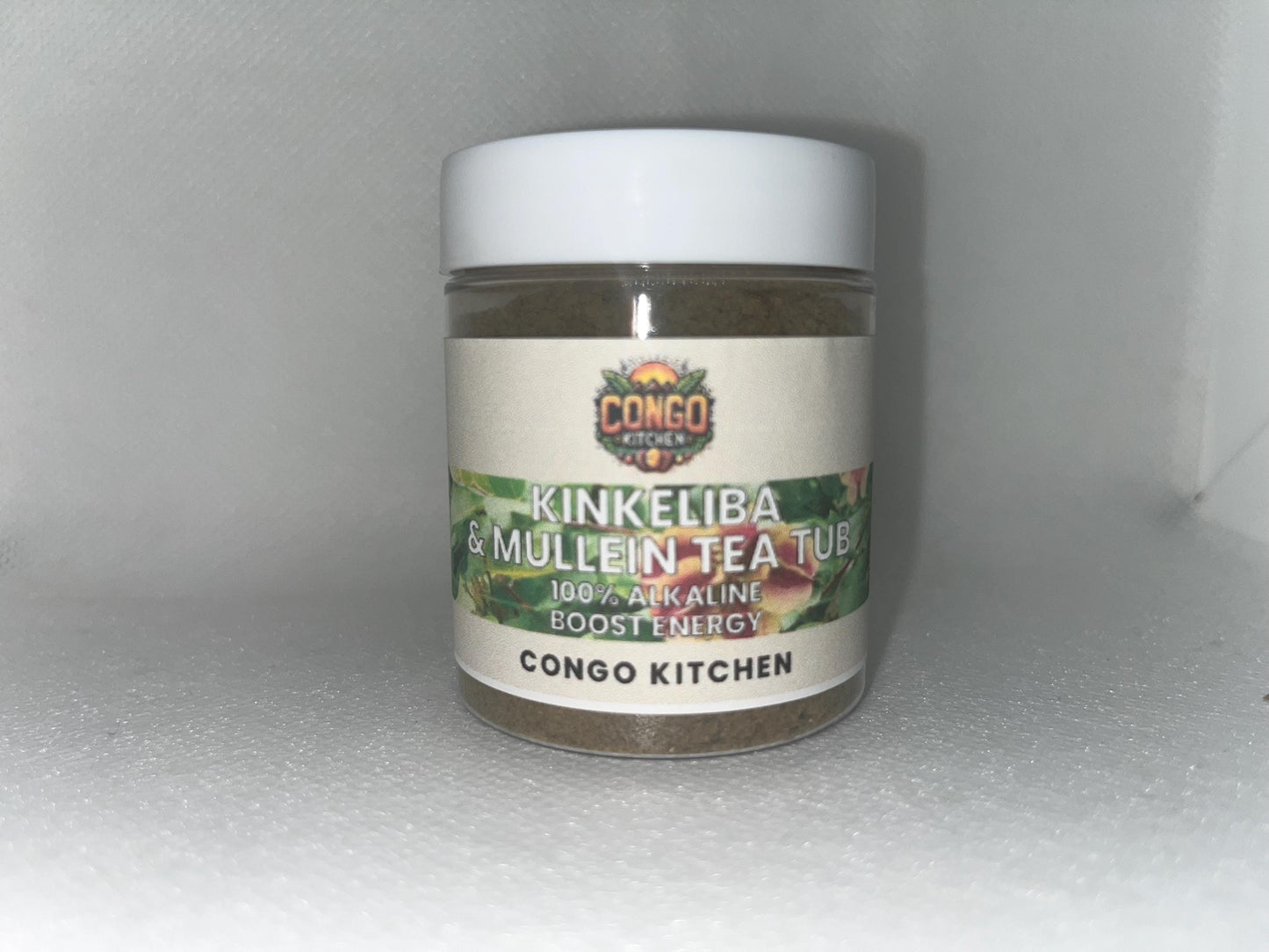 Mullein & Seh Haw Loaded Tea Tub 100% Natural and Pure Kinkeliba + Gordolobo Herb | Boost Energy + Raise PH | Caffeine Free Lung and Energy