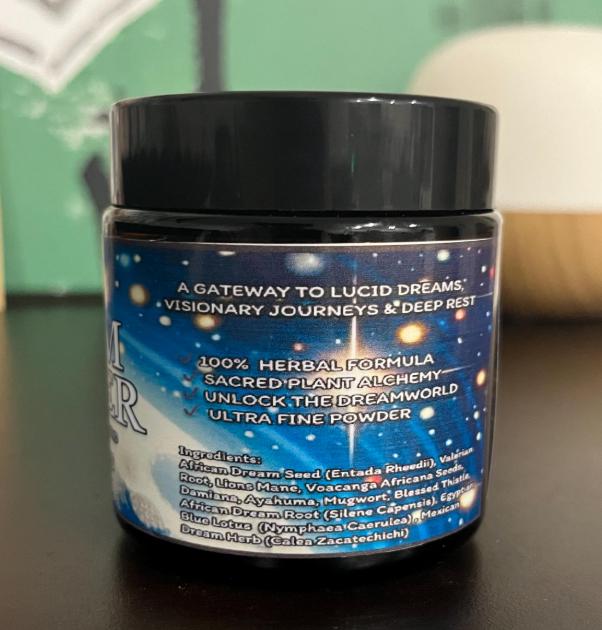 Lucid Dream Tea Powder | Magick Ancient Herb Mix For Lucid Dreaming, Astral Projection + Psychic Power | Dream Recall 3rd Eye Booster