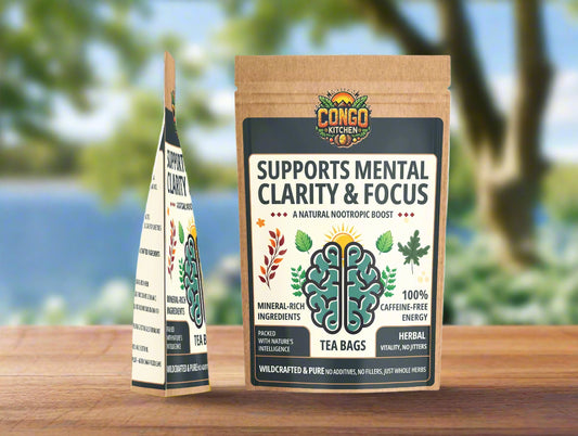 Alkaline Copper Brain Juice 100% Vegan Herbal Nootropic Tea Additive and Chemical-Free | Raise PH | Carbon + Oxygen | Brain & Nerves