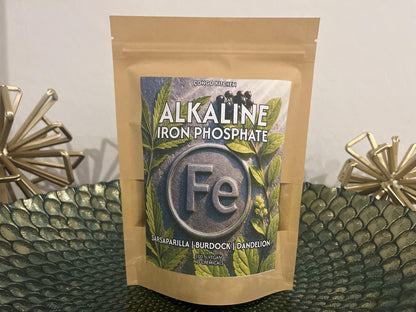 Iron Deficiency Organic Tea Congo Kitchen Alkaline Blood Cleanse Iron Phosphate Tea | Plant Based Iron | Herbal Capsules & Loose Dr Sebi