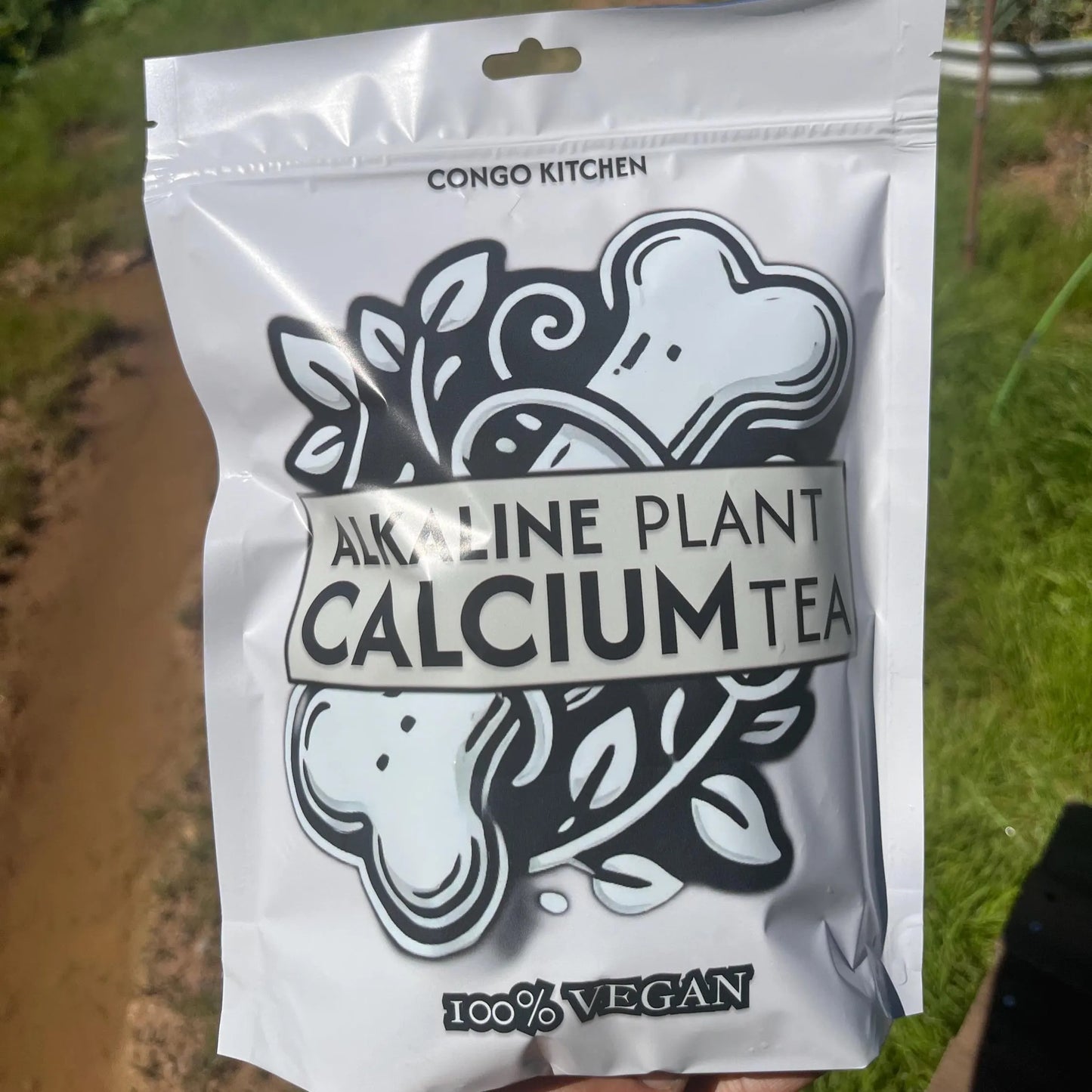 Alkaline Plant Calcium Tea | Renaquilla Tea (Ficus Pertusa) Master Plant + Sea Moss & Horsetail | Iron Bones | Congo Kitchen Loose Herb Mix