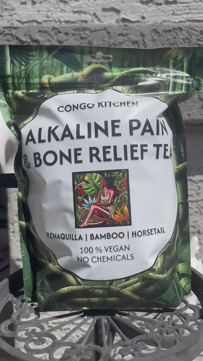 Pain & Bone Support Tea Renaquilla Bamboo Shavegrass | 100% Natural Herbal Calcium Salicin + Silica | Caffeine Free Plant Coffee Alkaline