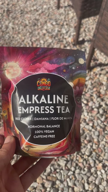 ALKALINE EMPRESS Herbal Monthly Tea Fertility Support Womens Herbs Wise Woman / Moon Tea Berry Infused 100% Natural Organic and Vegan